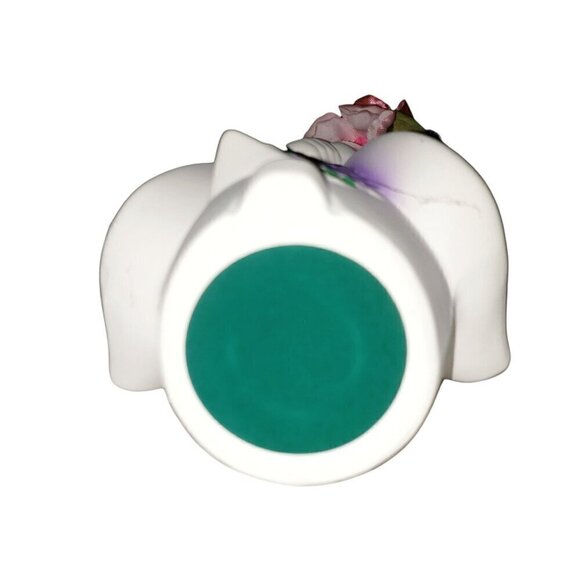 Vtg Japanese Hakata Bisque Geisha Doll on Signed Wooden Base 7 3/4” T Ceramic - Picture 12 of 12